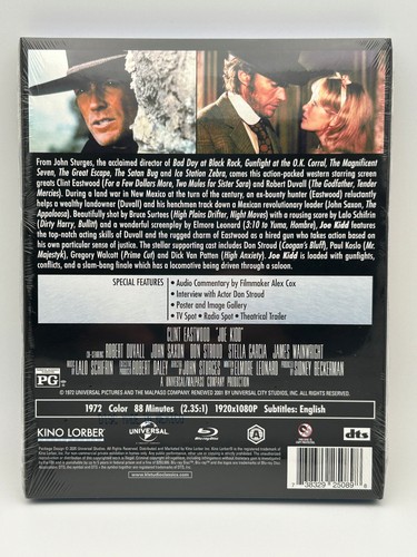 Joe Kidd (1972) Blu-ray w/ Slipcover Clint Eastwood Robert Duvall Western NEW - Imagen 2 de 9