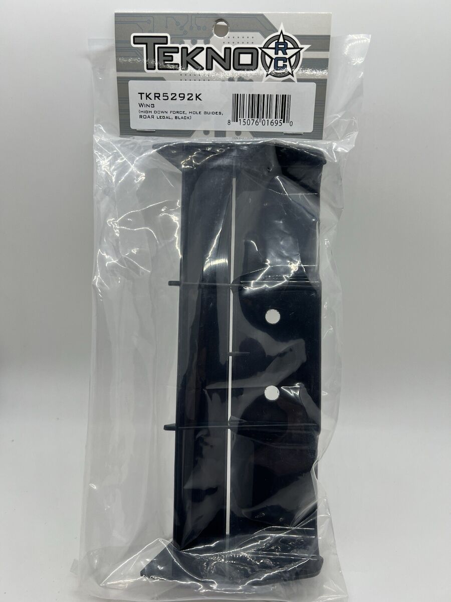 TKR5292K – Wing (high downforce, hole guides, ROAR legal, black) TKR5292K – Wing (high downforce, hole guides, ROAR legal, black)