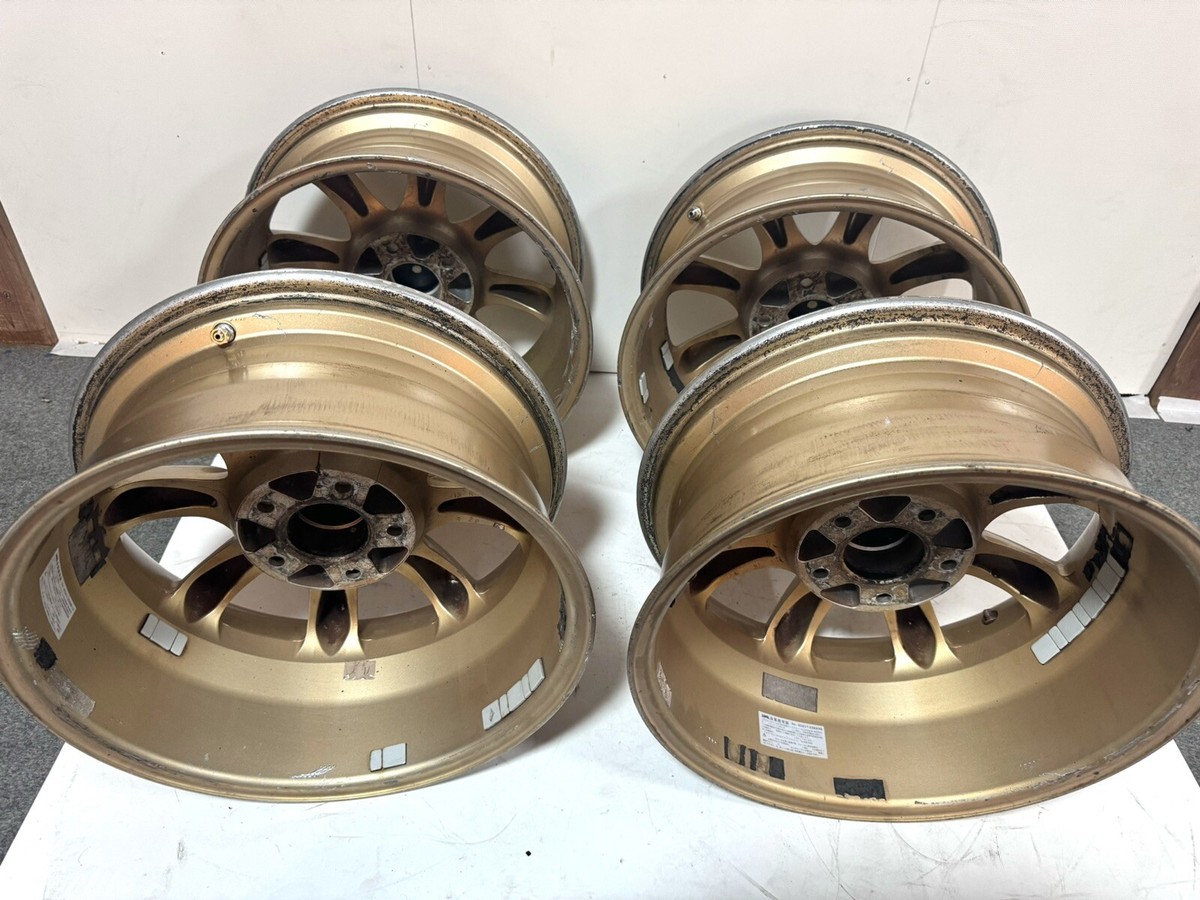 F1 PANASPORT RACING FORMULA ONE wheels JDM SET Gold Plated 215/60 