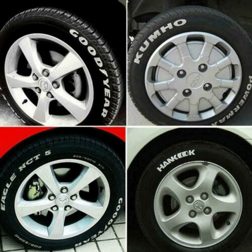 3-12pc White Paint Pen Marker Tire Waterproof Permanent Car Lettering Rubber Ink - Picture 3 of 16