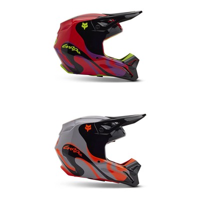 Fox Cross Helmet V1 EMOTION Helmet Cross Enduro MX