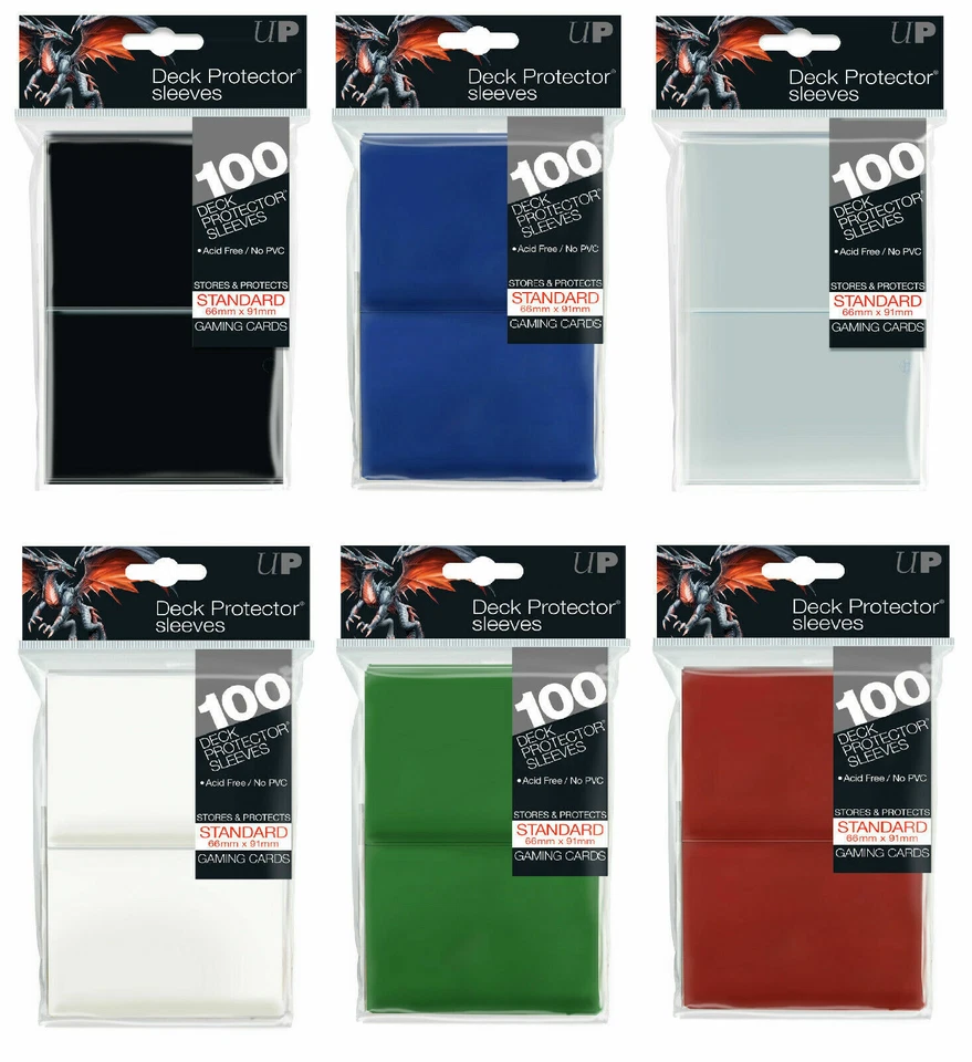 ULTRA PRO STANDARD 100 Custodie per Carte - Deck Custodie Card Sleeves MTG Magic Pokemon