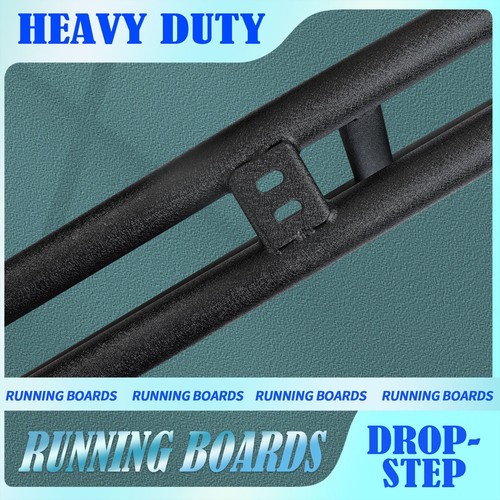 2DR JL Side Step Running Board Off Road For 2018-2024 Jeep Wrangler