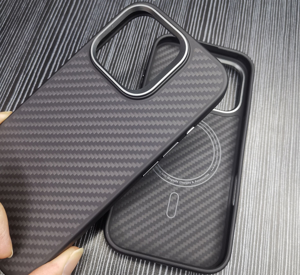 CARBONCASE カーボンケース iPhone15 Forged Carbon Fiber iPhone 15 Pro Max Case - The CarboFend
