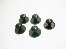 Tuxedo Studs Set of 5 Shirt Buttons Black Formal Wear Men Wedding Jewelry