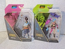 Spin Master League of Legends Champion Collection Yasuo And Jinx Action Figures