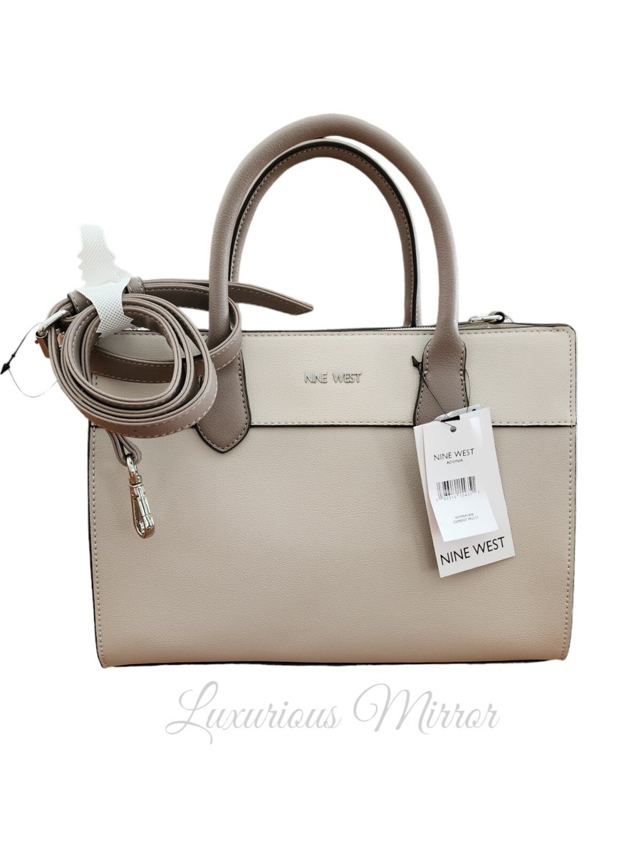 Nine West Adonia Cement Detachable Strap Multi Purse Crossbody