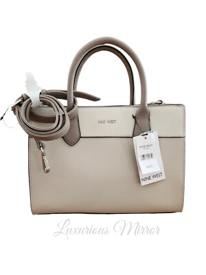 Nine West Adonia Cement Detachable Strap Multi Purse Crossbody