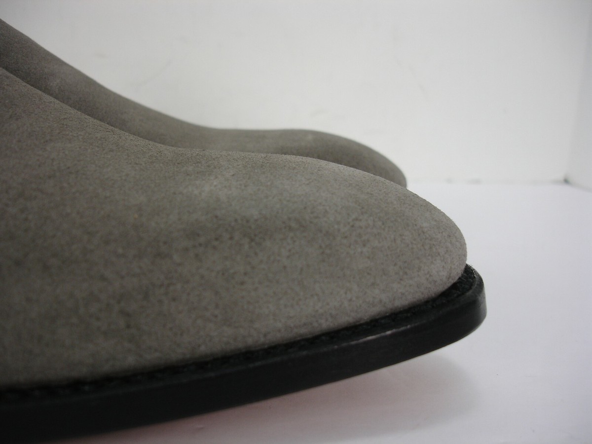 NEW HHBOOTMAKERS 1633 GRAY SUEDE SLIP ON LOAFERS DRESS SHOES MEN\'S 43 Brioni Men main image 3