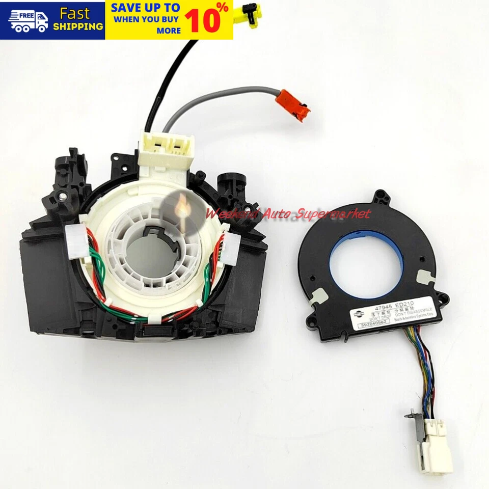 Conjunto de sensor 47945-ED210 - ángulo de dirección compatible con Nissan Infiniti Foto 4 de 4