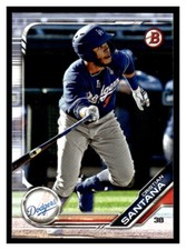 2019 Bowman Draft Green Cristian Santana BD-80 Los Angeles Dodgers  Mint