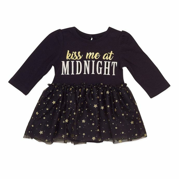 Baby Starters Girl S Kiss Me At Midnight Bodysuit Tutu Dress Black 3m Nwt For Sale Online