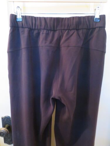 EXCELENTE TALLA 6 Lululemon Cordón Corte Pantalones Negro Flowey Pierna Ancha L107 - Imagen 3 de 6