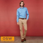 MENS WASHED-IN SOFT CASUAL/OFFICE/WORK STYLED CHINO PANTS - SZ 28"-50"