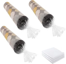 3 Count Giant Plastic Rug Storage Bag 26"W x 130"L Carpet 26x130"(3 Count) 