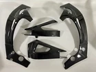 Carbon Frame Spoiler And Swingarm Cover For Yamaha R1 2009-2014 Black