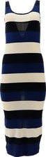 Skinnygirl Sweater Knit Tank Midi Dress STRIPE S NWOT (91)