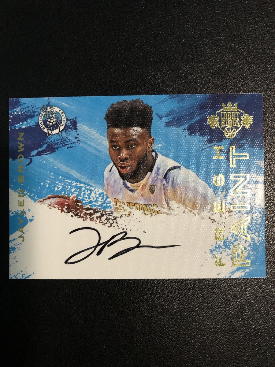 2016-17 Court Kings Jaylen Brown Fresh Paint Variation Auto RC 
