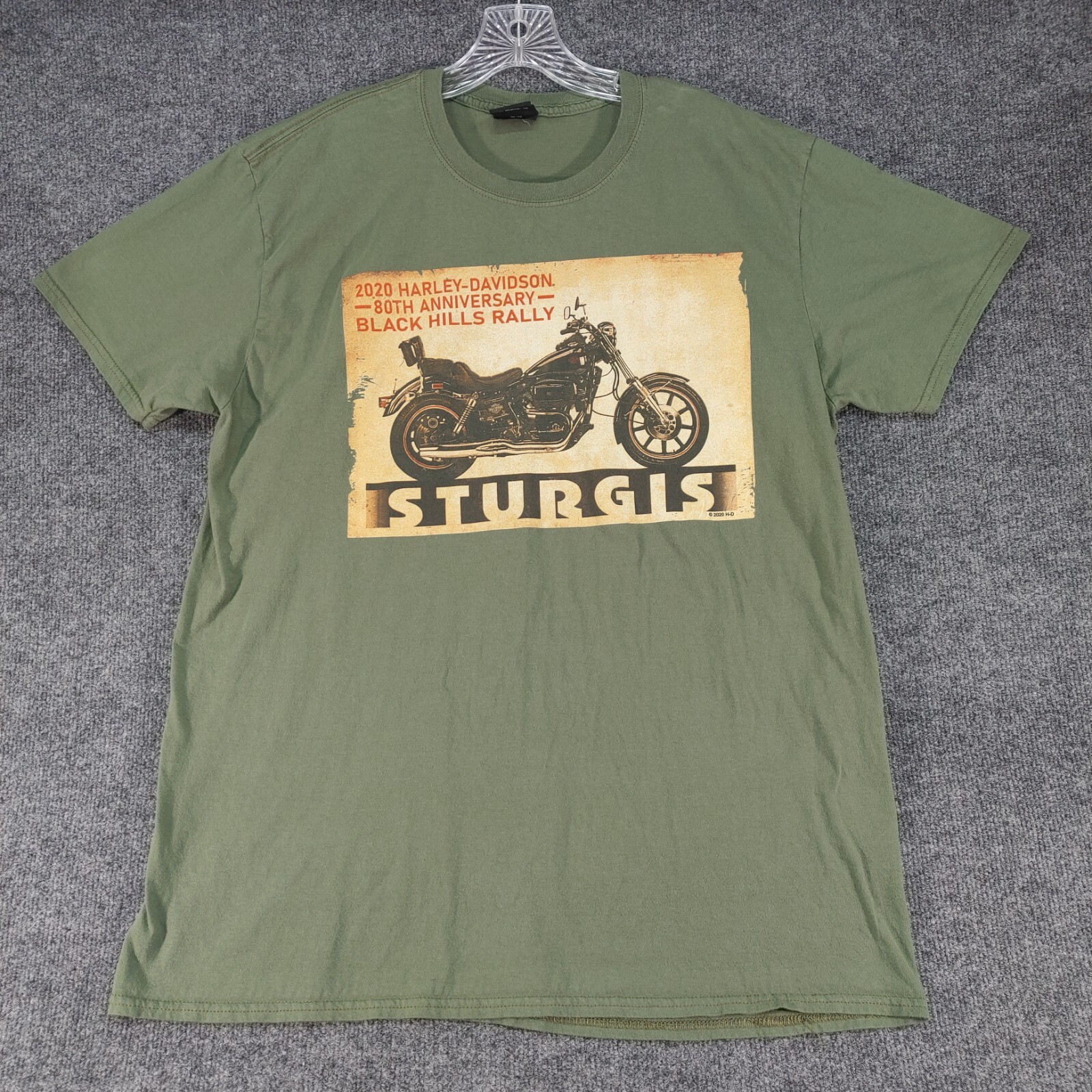 USED MACHINE COLLECTION 80's HARLEY-DAVIDSON BLACK HILLS T-SHIRT