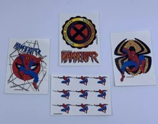 1999 Marvel Spider-Man Vending Machine Temporary Tattoo Lot of 4 - COMPLETE SET