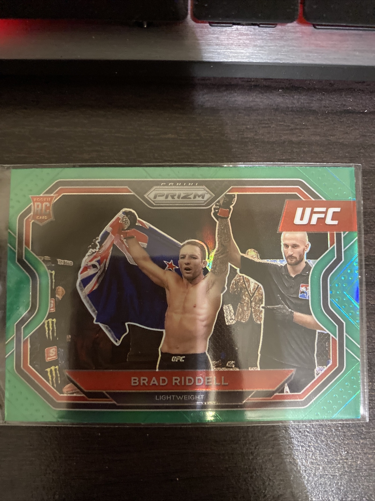 Brad Riddell 2021 Prizm UFC Green Refractor #118