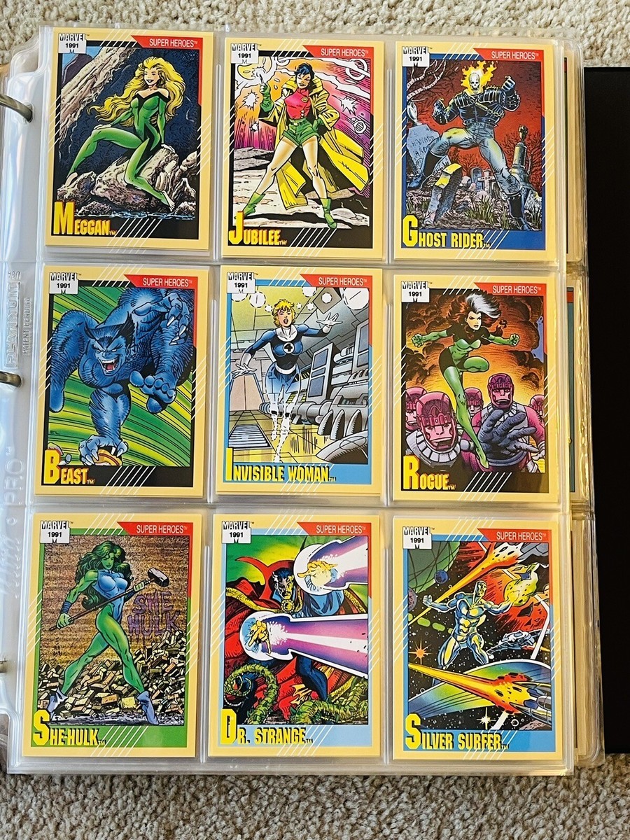1991 Marvel Universe Series 2 Impel Trading Cards COMPLETE SET #1