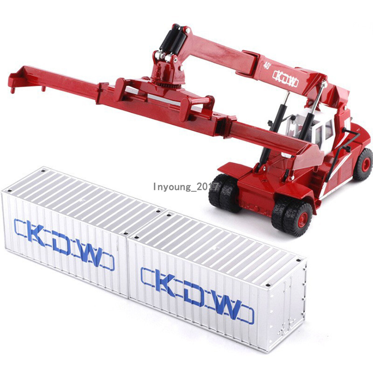 1:50 Container Crane Toy Construction Equipment Model Diecast
