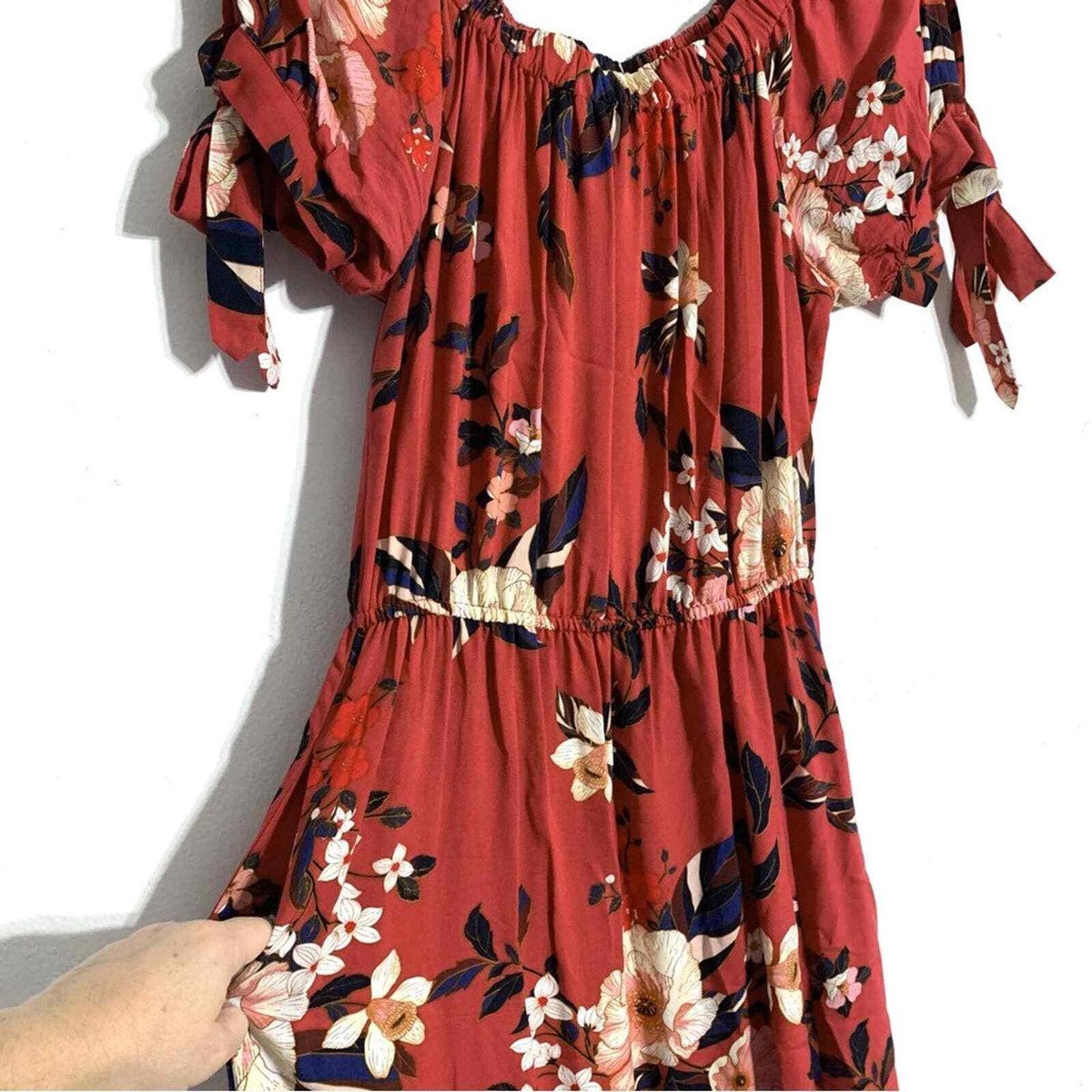strapless open back dress Fall Floral Mini Dress Size Medium by Band of Gypsies main image 1