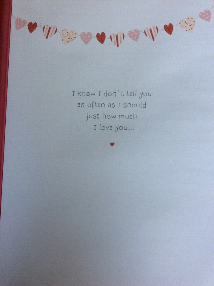 For my Wife, on Valentine’s Day, Card and envelope Freepost U.K. - Image 2 of 4