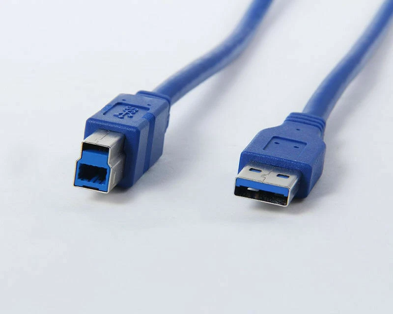 USB-A 3.0 Male to USB-B Type Male Super Speed 5Gbps Printer Cable - 1m - Image 4 of 4