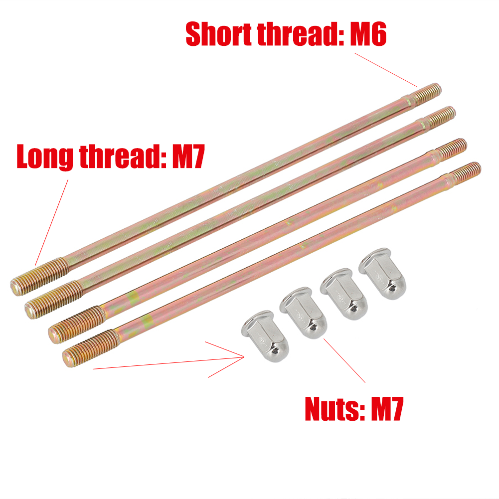 Pit Bike Engine Studs Motorcycle Engine Cylinder Head Studs & Nuts Kit ...