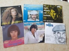 LOTTO 6 DISCHI  VINILE 45 GIRI  originali anni 70 80 nuovi mai suonati 