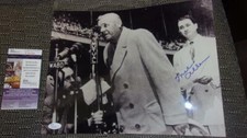 Mel Allen New York Yankees Signed 11x14 Photo JSA Ruth