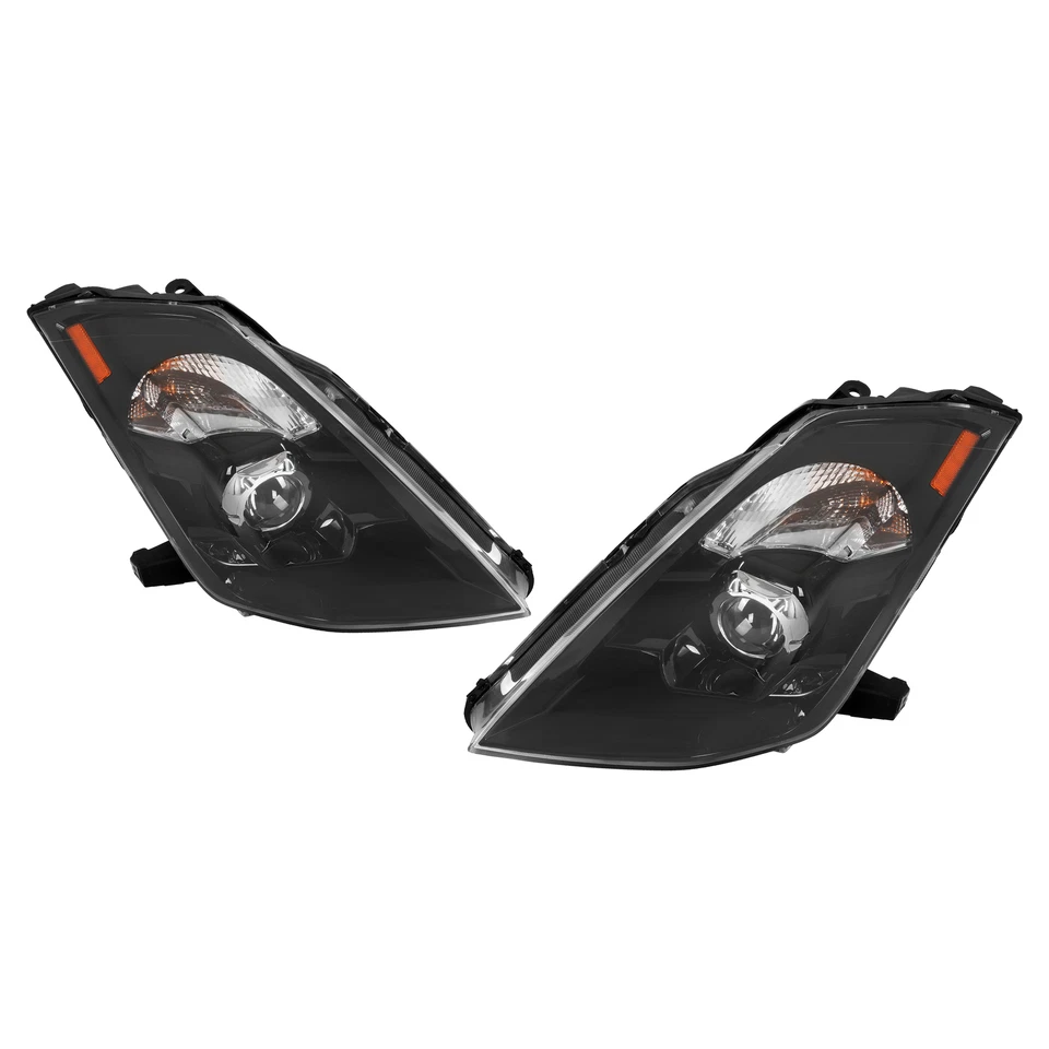 Lámparas de faros proyectores HID de 2 piezas para Nissan 350Z modelos de xenón de fábrica 2003-09 Foto 3 de 4