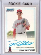 2010 Bowman Chrome Tyler Chatwood Refractor Auto BCP188 Rookie Card RC Mint /500