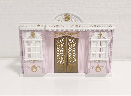 Sylvanian Families Repainted Dollhouse Room White Pink Gold Finish