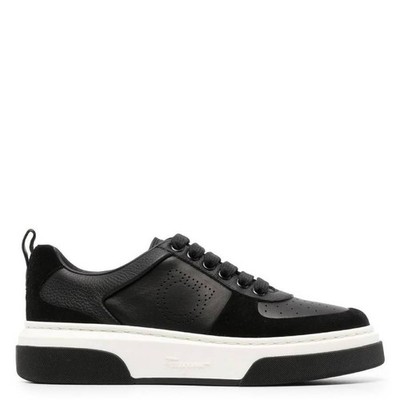 Ferragamo Cassina Low-Top Gancini Sneakers
