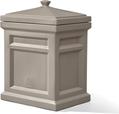 Step2 Express Parcel Delivery Box, Large Outdoor Package Bin with Lid, Weather-R