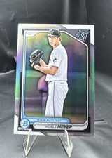 Noble Meyer #BDC-38 Refractor   2024 Bowman Draft - Chrome