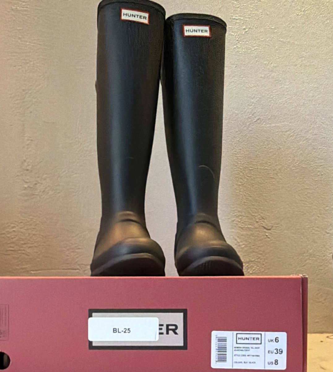 hunter boots tall black products for sale | eBay