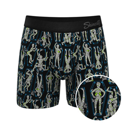 Shinesty The Inter-Corpse Mummies Ball Hammock  Pouch Halloween Boxer Briefs