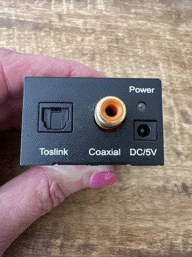 Analog to Digital Audio Converter RCA to Optical with Optical Cable Fosmon - Picture 3 of 5
