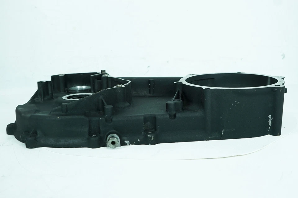 08 Harley Street Glide Touring FLHX Cubierta de embrague primaria interior negra 1401 Foto 2 de 4