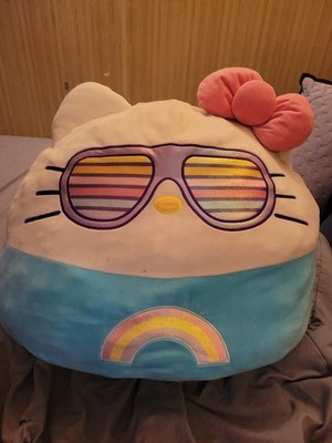 Hello Kitty Squishmallow with Sunglasses 20  Inch LARGE Plush Sanrio 
