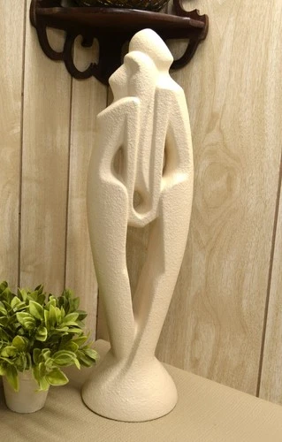 Vintage Royal Haeger Lovers Rendezvous Statue 20" Man And Woman Holding Hands