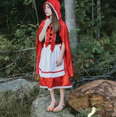 Reliparty Girls Costume for Girls Deluxe Costume Halloween Dress with Cloak