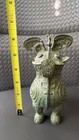 Ancient Chinese Bronze Owl Zun Replica, c.1200 BC Ritual Vessel 6in