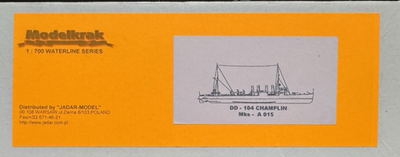 #ad Modelkrak 1 700 Destroyer Wickes class USS Champlin DD 104 WWI DESTROYER RESIN $38.99