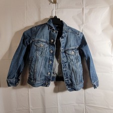 Children  s Gap Denim Size Medium 8-9 Jacket, medium wash, 2021, kid's, child