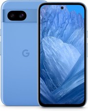 Google Pixel 8a G6GPR 128GB Unlocked Very Good 64MP Camera Smartphone Blue
